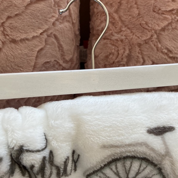 🆕 Bicycle print oversized plush throw. 50” x 70” - Picture 4 of 5